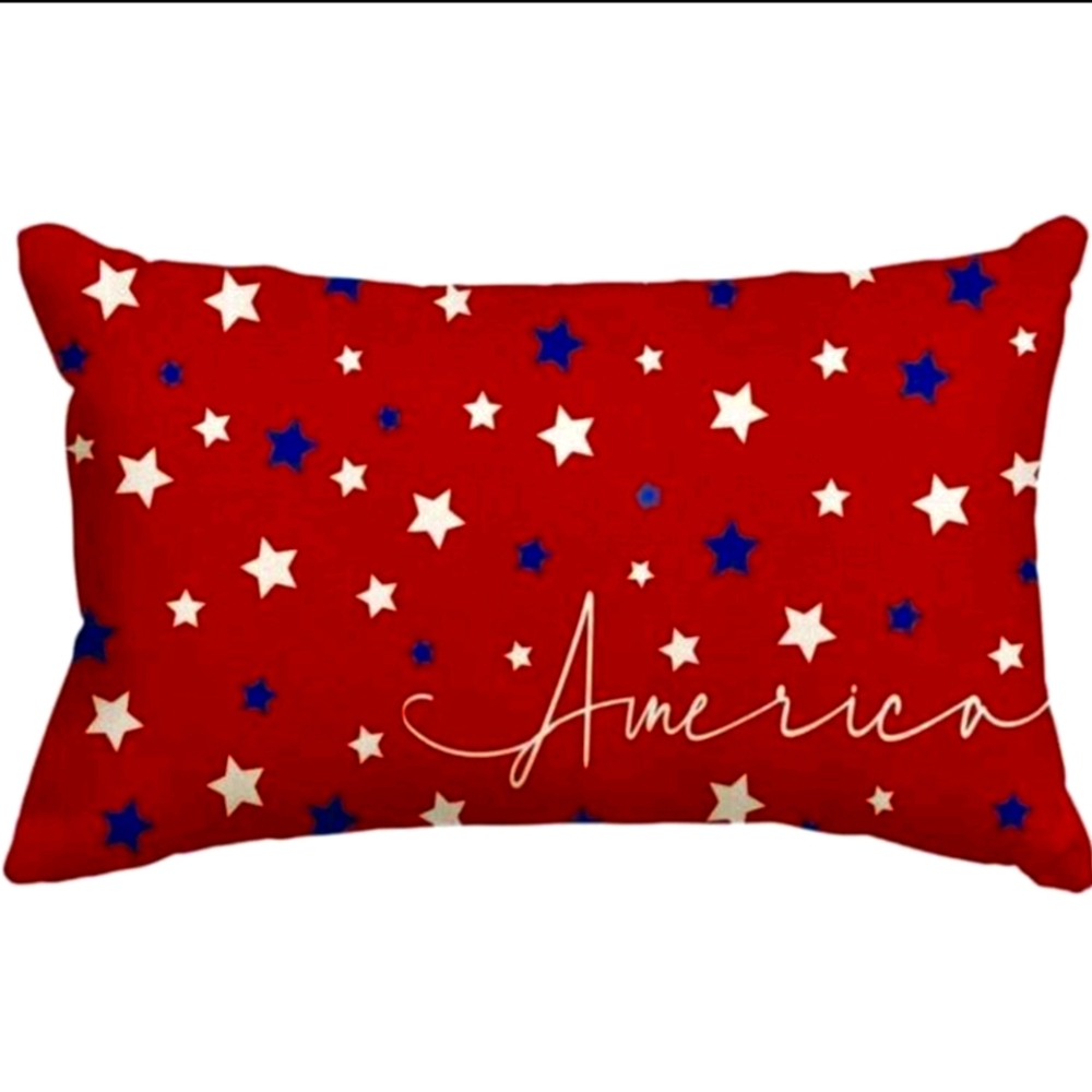 Pillowcase Patriotic Red Star